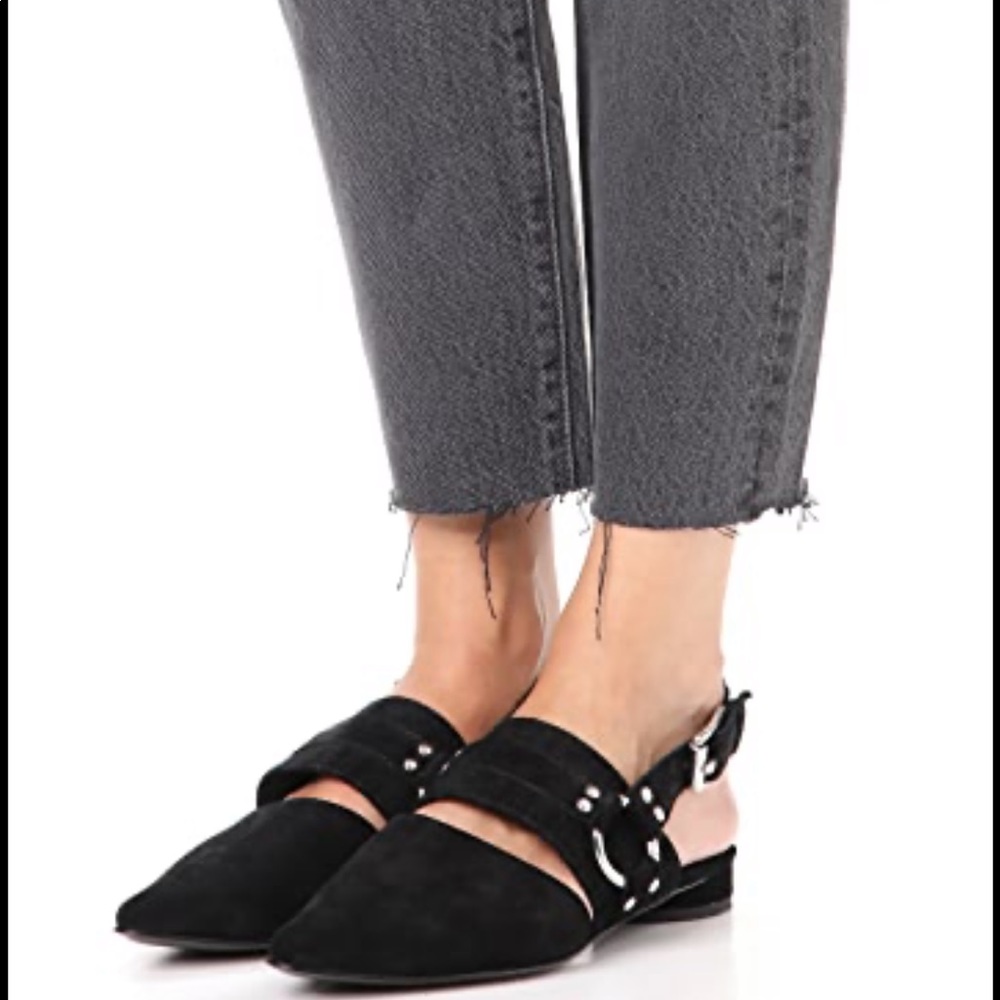 Opening ceremony Womens Alexx Suede Harness Mules